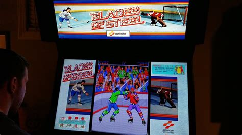 blades of steel arcade cabinet|Blades of Steel Arcade Cabinet MAME Gameplay w/ Hypermarquee.